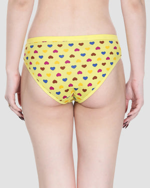 Love Bikini Printed Panty (Pack of 3) Vancia