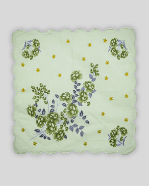 Lacey Cut 100% Cotton Hanky - Mikado