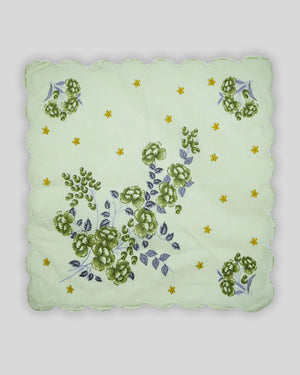 Lacey Cut 100% Cotton Hanky - Mikado