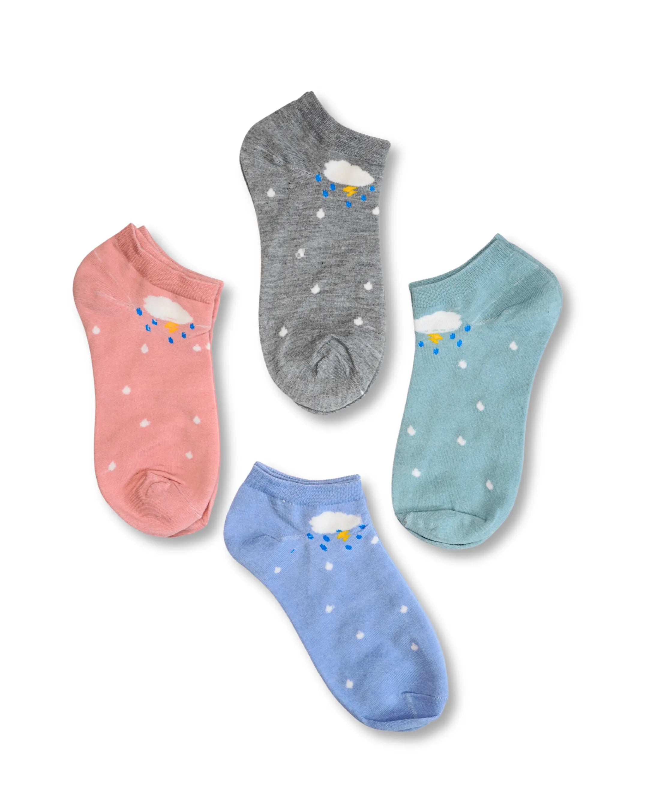 Monsoon Cotton Ankle Socks For Women Mikado