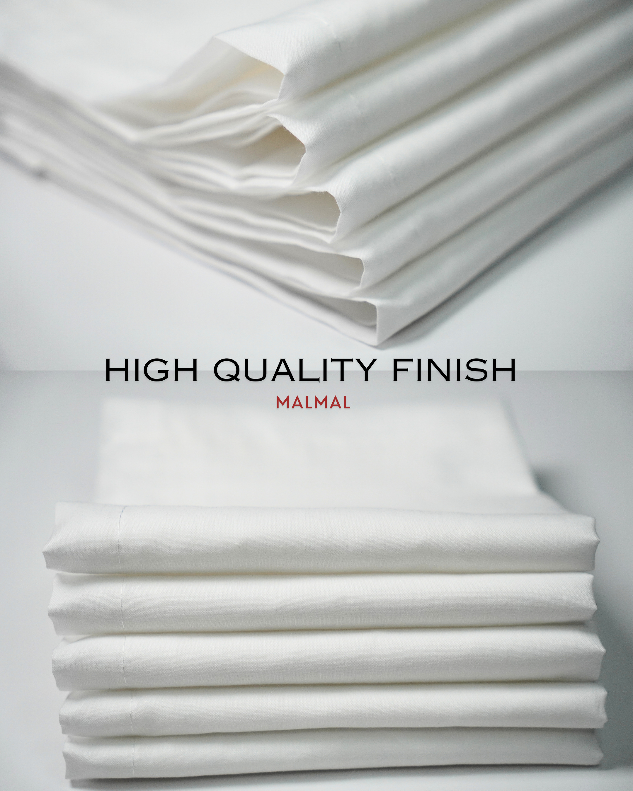 100% Soft Cotton Handkerchief (MALMAL feel) 10pc BOX