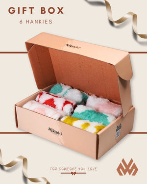 Rabbit Skin Flower Premium Hanky - Gift Box Mikado