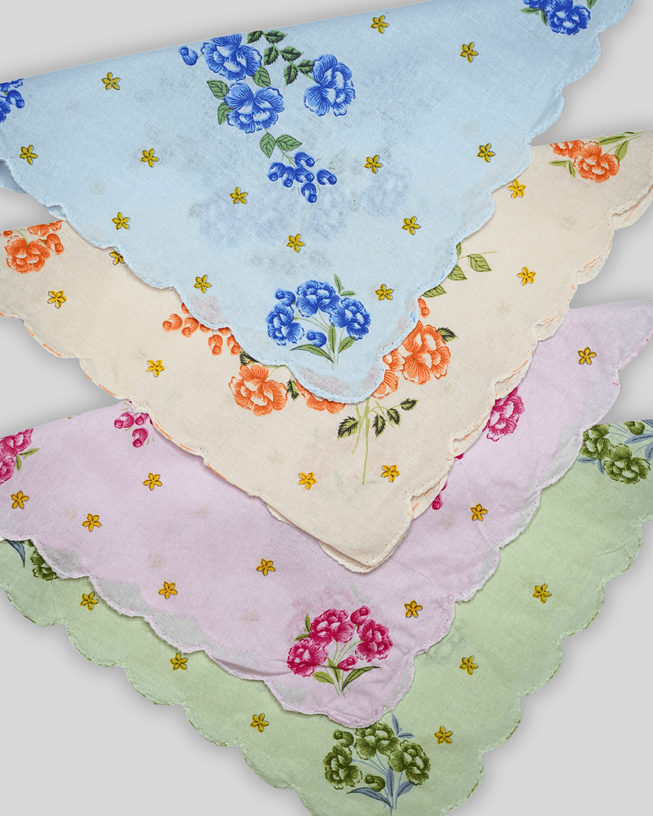 Lacey Cut 100% Cotton Hanky - Mikado
