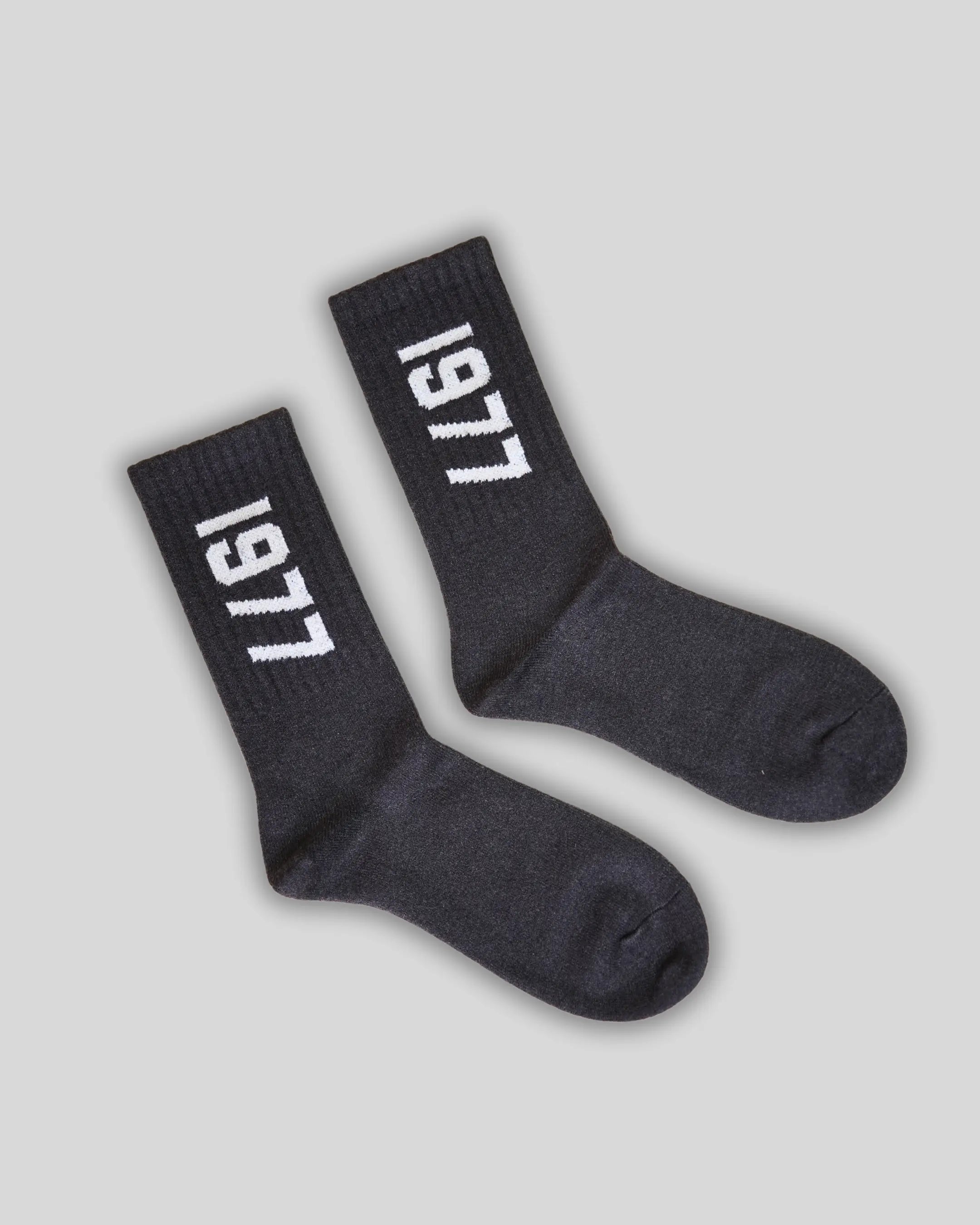 Retro Numbered Crew Socks Unisex Mikado