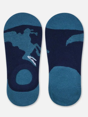 Dinosaur No-Show Socks Mikado