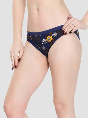 Cozy Cupid Low waist Bikini Cotton Lycra Panty (Pack of 3) Vancia