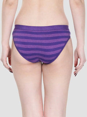 SARA Low waist Bikini - Pure 100% Cotton Panty (PACK OF 3) Vancia