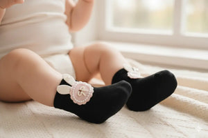 Bow Bunny cotton socks Mikado