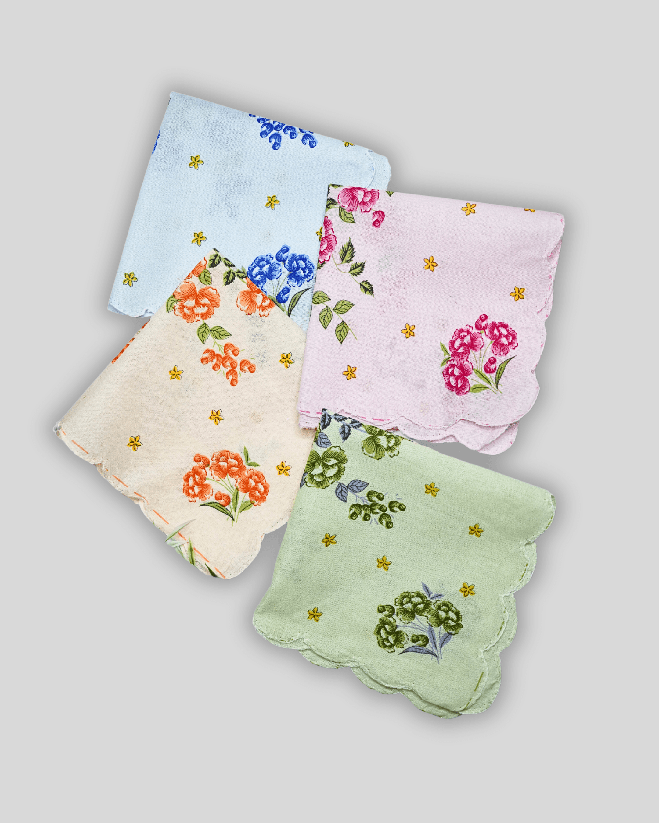 Lacey Cut 100% Cotton Hanky - Mikado