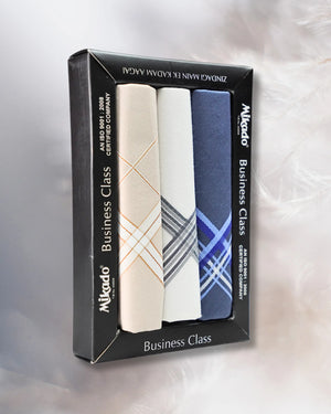 100% Cotton Men’s Handkerchief Mix Colours Combo Packs Mikado