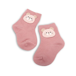 Pink teddy cotton socks Mikado