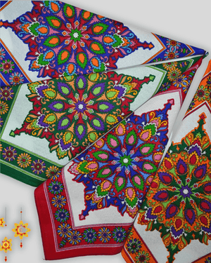 Rangoli Women’s 100% cotton hanky - Mikado