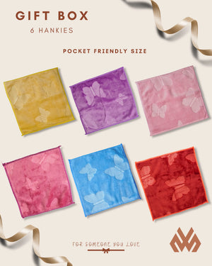 Colours Of Butterfly Premium Hanky - Gift Mikado