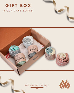 Cup Cake Socks Dual Shade - Gift Box Mikado