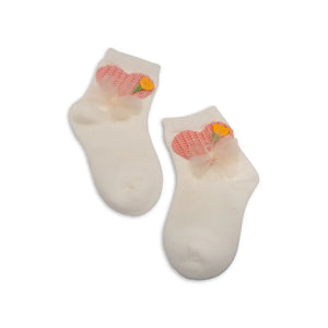 Heart toes soft infants socks Mikado
