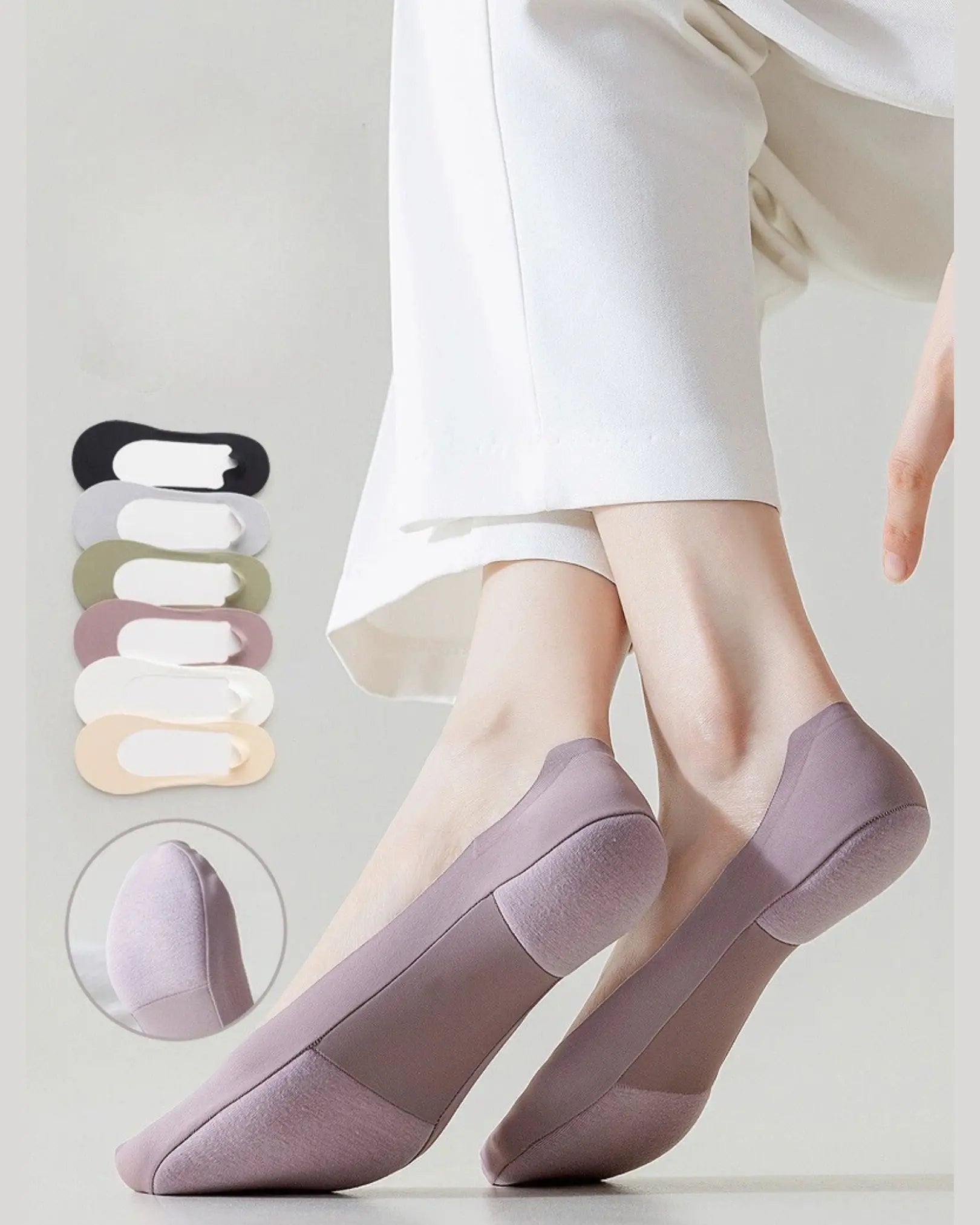 Seamless Cushioned Socks Mikado