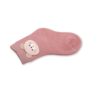 Pink teddy cotton socks Mikado
