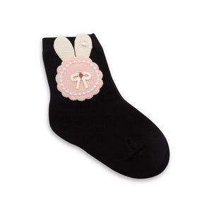 Bow Bunny cotton socks Mikado