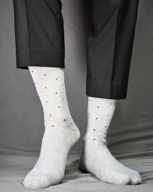 Formal Finesse Cotton Socks For Men Mikado
