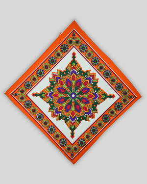 Rangoli Women’s 100% cotton hanky - Mikado
