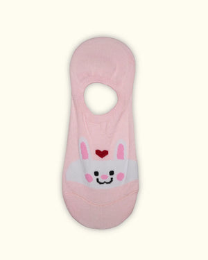 Cute Cotton animal print no-show socks Mikado