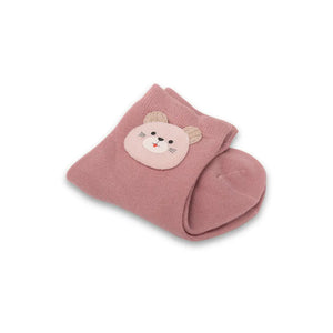 Pink teddy cotton socks Mikado