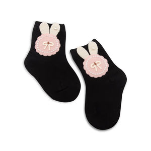 Bow Bunny cotton socks Mikado