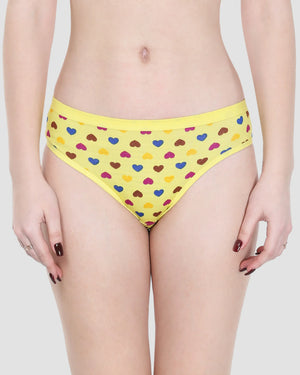 Love Bikini Printed Panty (Pack of 3) Vancia