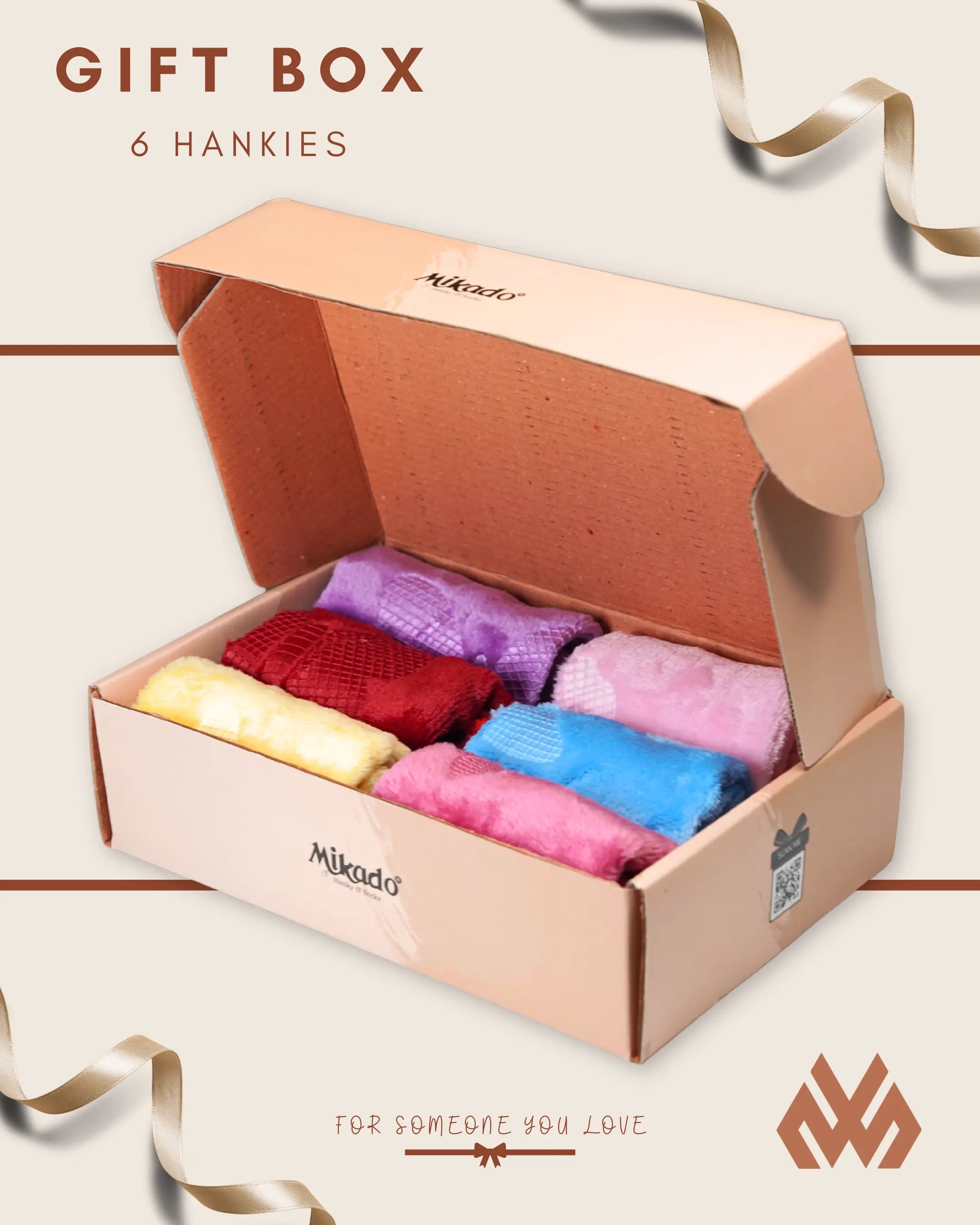 Colours Of Butterfly Premium Hanky - Gift Mikado