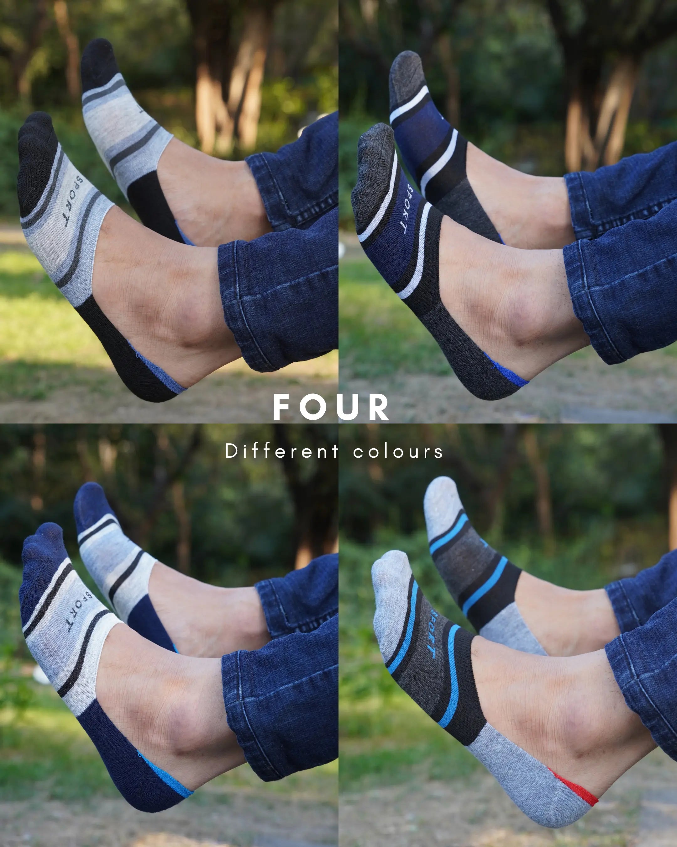Sport No-Show Socks for men (6 PAIRS) Mikado
