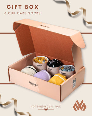 Cup Cake Socks Smiley 😃 - Gift Box Mikado