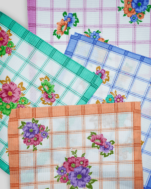 Flora Garden 100% Pure Cotton Handkerchief - Mikado