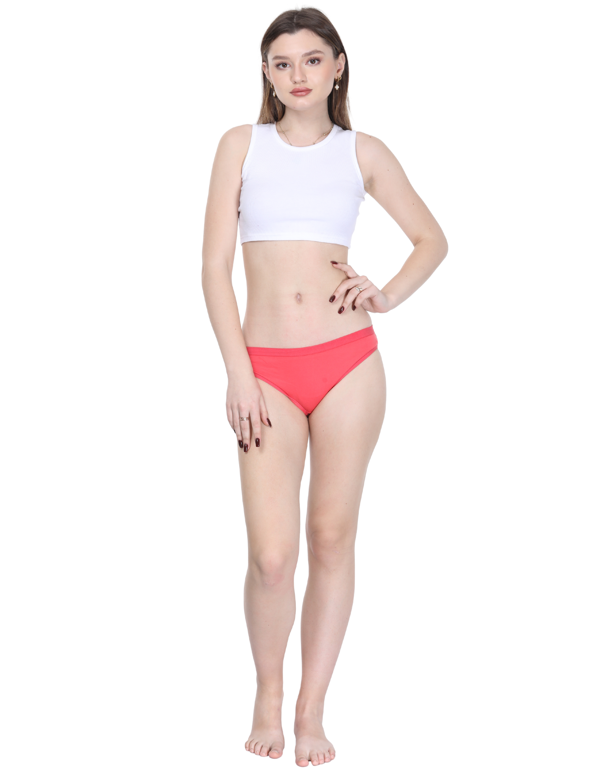 Cotton Comfort Bikini Panty in solids (Pack of 3)