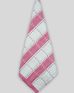 Tear Checkered Premium Mini Towels For Face-Gym-Travel - Mikado