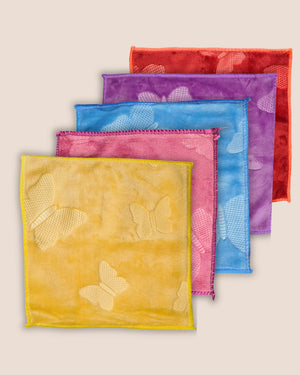 100% Soft Cotton Cute Hanky For women, kids and girls. Mikado