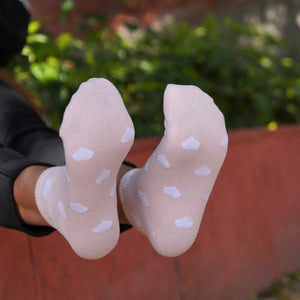 Hearts Cotton Ankle Socks Mikado