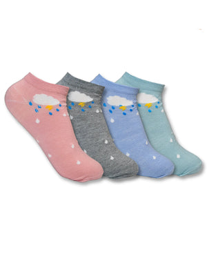 Monsoon Cotton Ankle Socks For Women Mikado