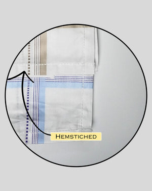 100% COTTON HANDKERCHIEF (10 pc BOX) 48X48 cm Mikado
