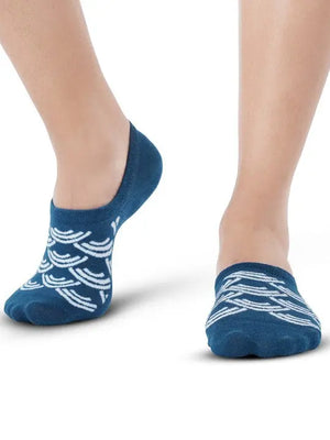 Wave No-Show Socks Mikado