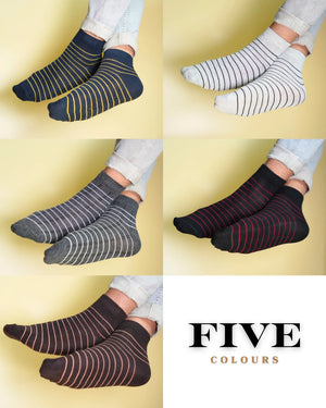 Casual Flex Ankle Socks For Men Mikado