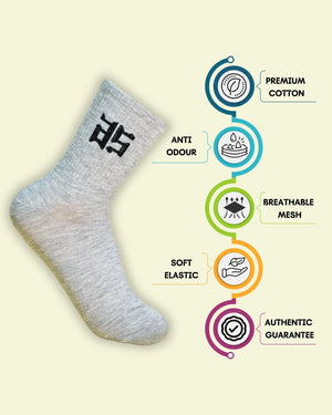 Lucky Number Men’s Crew Socks Mikado