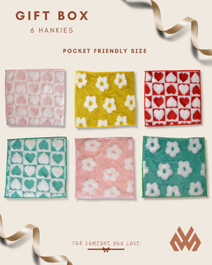 Rabbit Skin Flower Premium Hanky - Gift Box Mikado