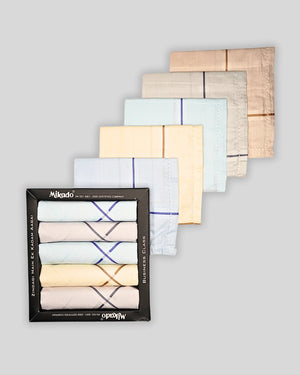 Classic coloured stripe 100% cotton Hanky Mikado
