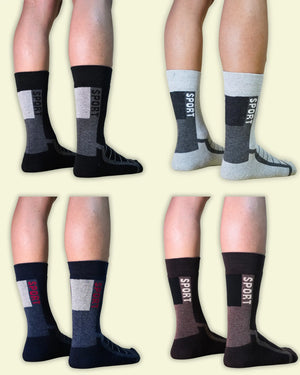Sport Ease Cotton Towel (Unisex) Socks Mikado