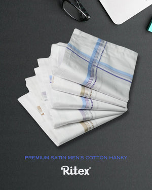 100% COTTON HANDKERCHIEF (10 pc BOX) 48X48 cm Mikado