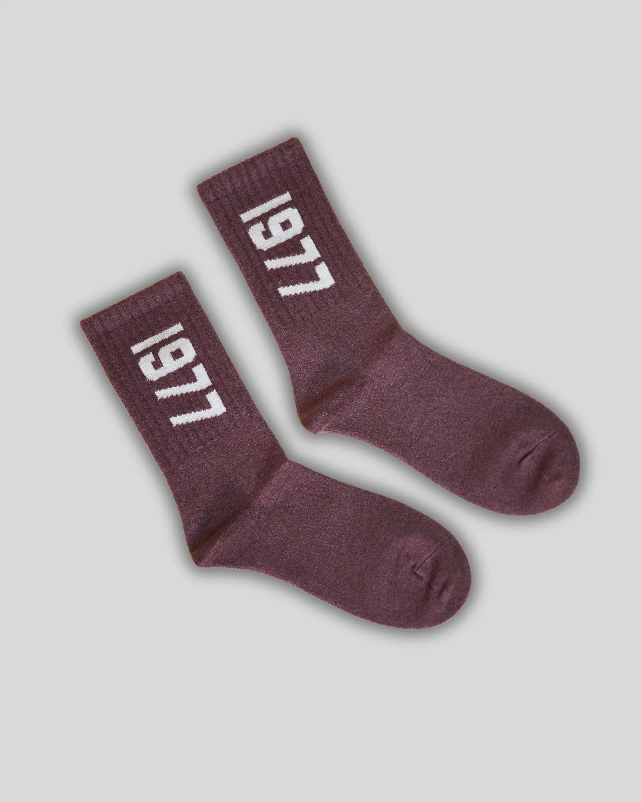 Retro Numbered Crew Socks Unisex Mikado