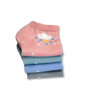 Monsoon Cotton Ankle Socks For Women Mikado