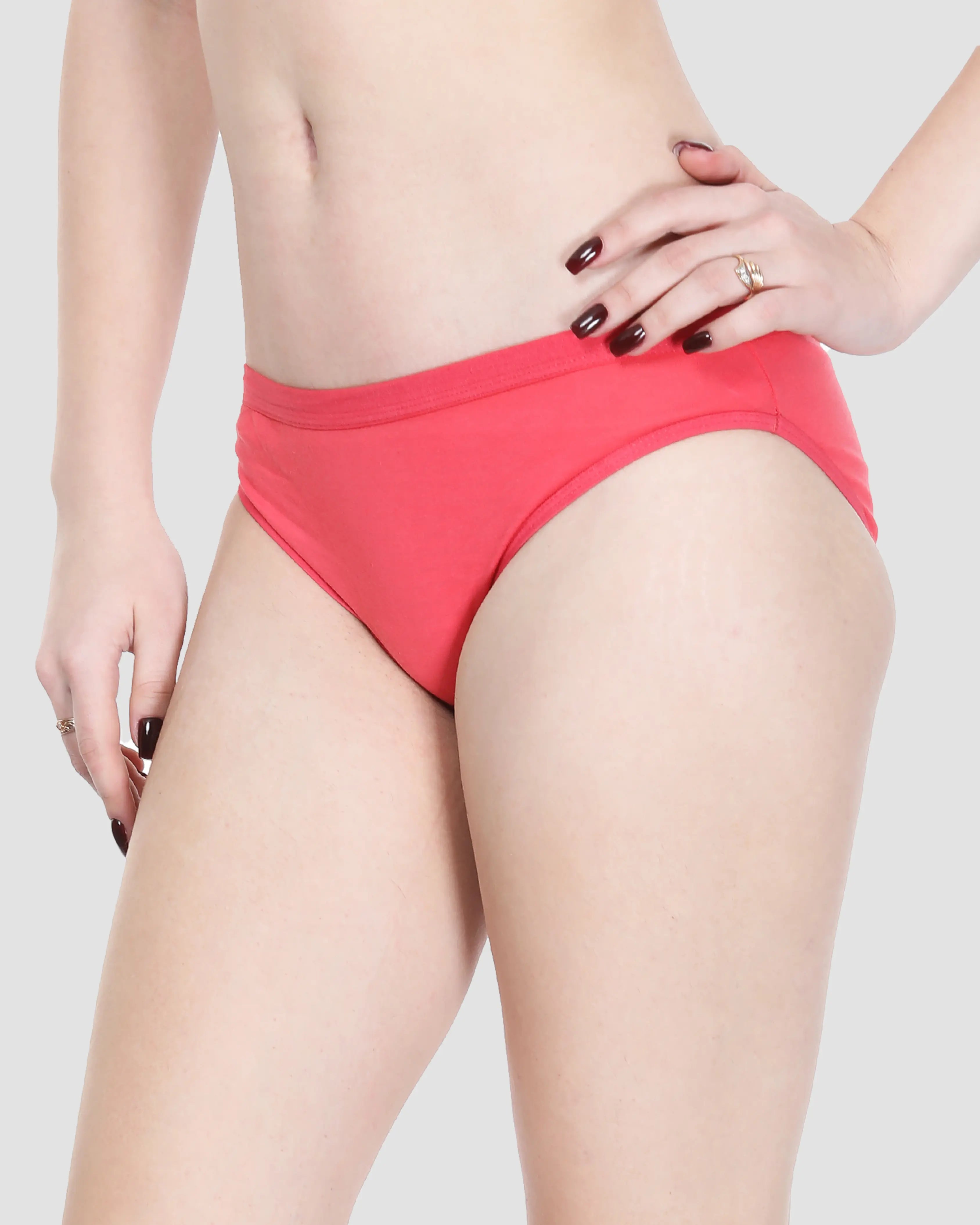 Cotton Comfort Bikini Panty in solids (Pack of 3) Mikado