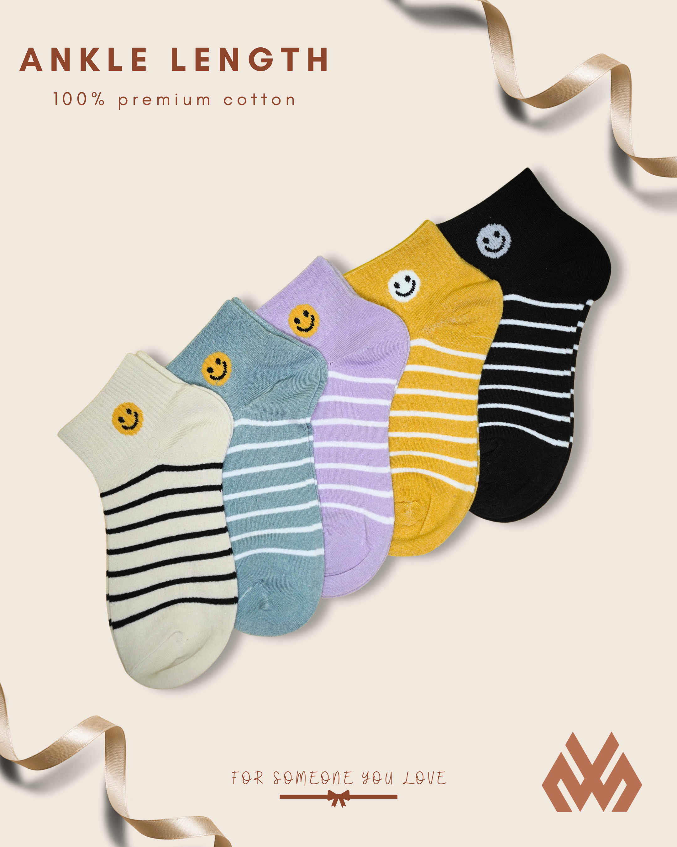 Cup Cake Socks Smiley 😃 - Gift Box