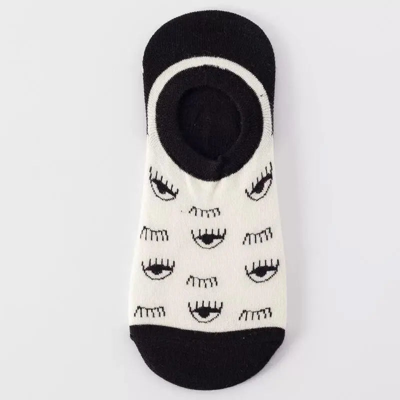 Eye No-Show Socks Mikado